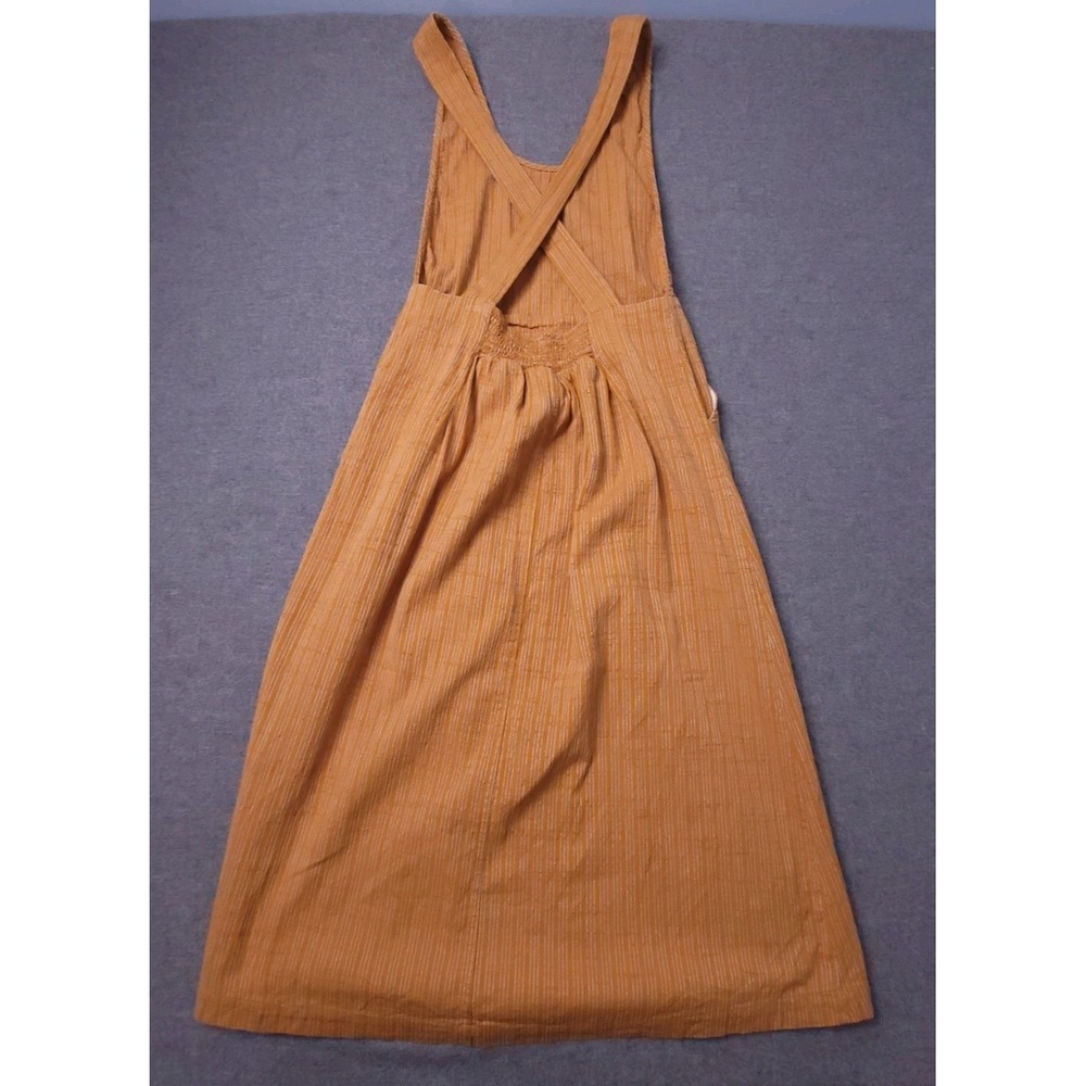 Ace & Jig Maxi Dress Womens Small Burnt Orange Striped Smocked Tank Boho India - Picture 2 of 10